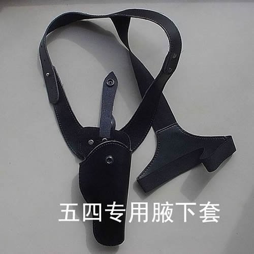 54手枪快拔腋下真皮枪套，64腋下快出手枪套