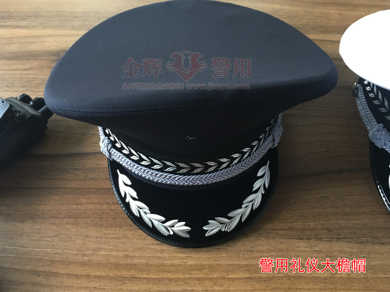 新款警察礼仪大檐帽 警用礼帽 麦穗橄榄枝警用帽子